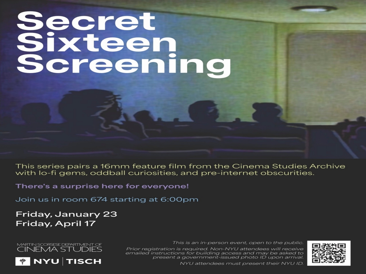 Secret Sixteen Screening - Spring 2026